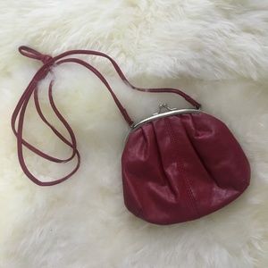 **SOLD!** * * VINTAGE * * Red Coin Purse